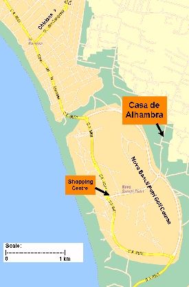Novo Sancti Petri beach is less than one mile from Casa de Alhambra